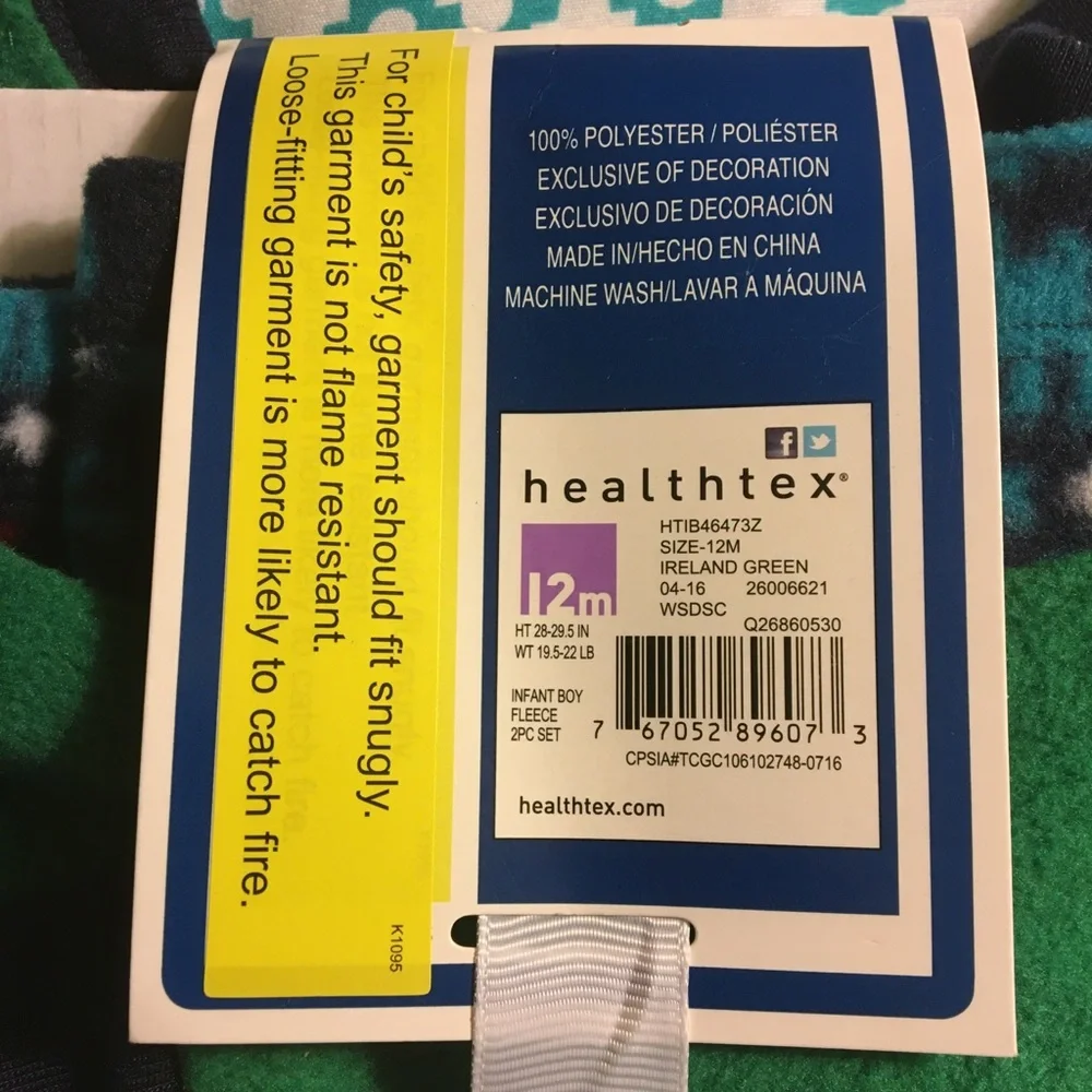 Healthtex 2-piece pajama set
